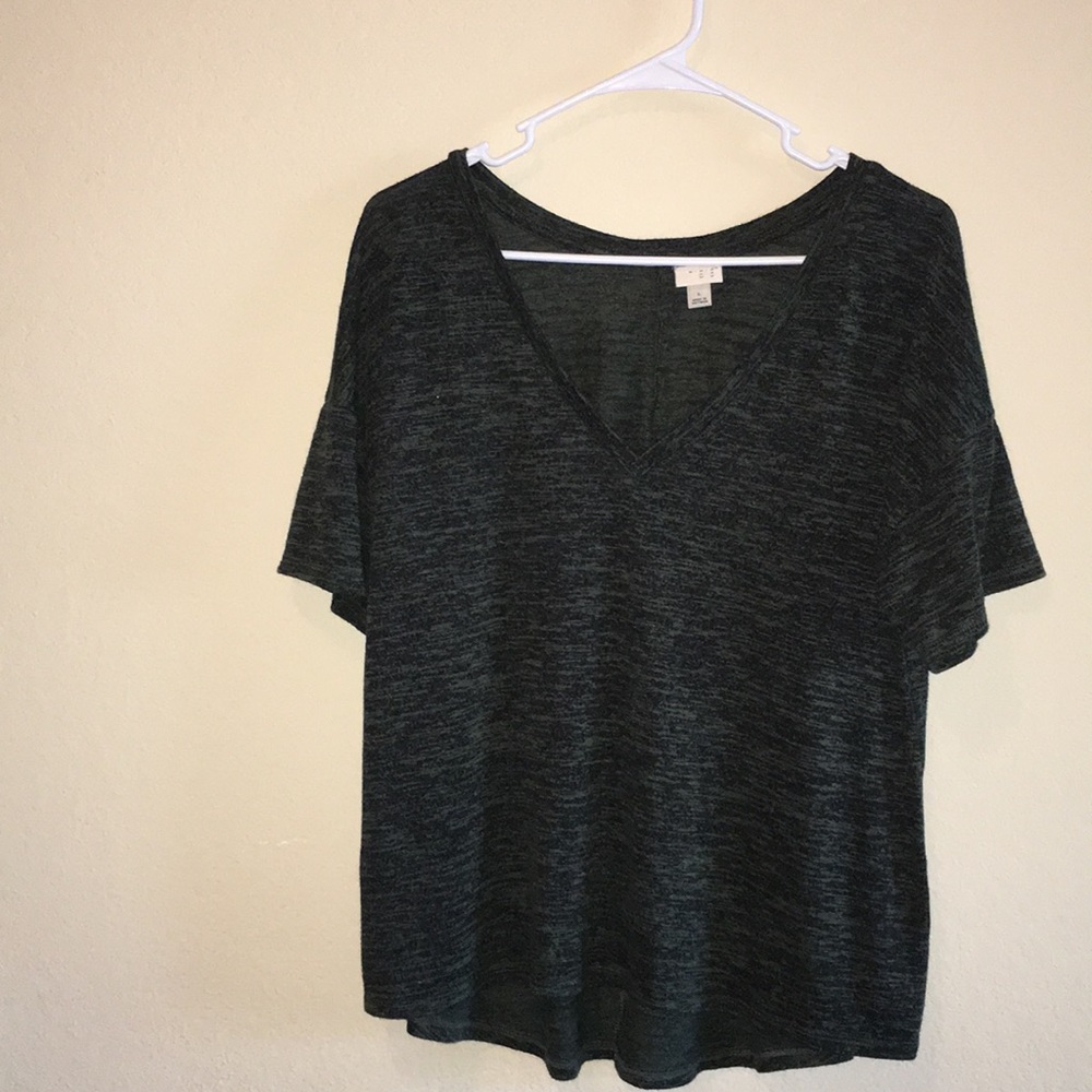 Olive green tee